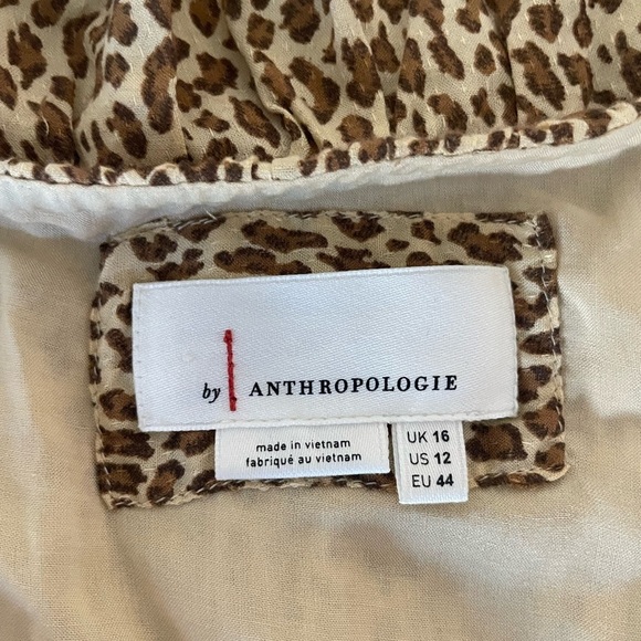 By Anthropologie Bolano leopard ruffle midi dress - Picture 10 of 14